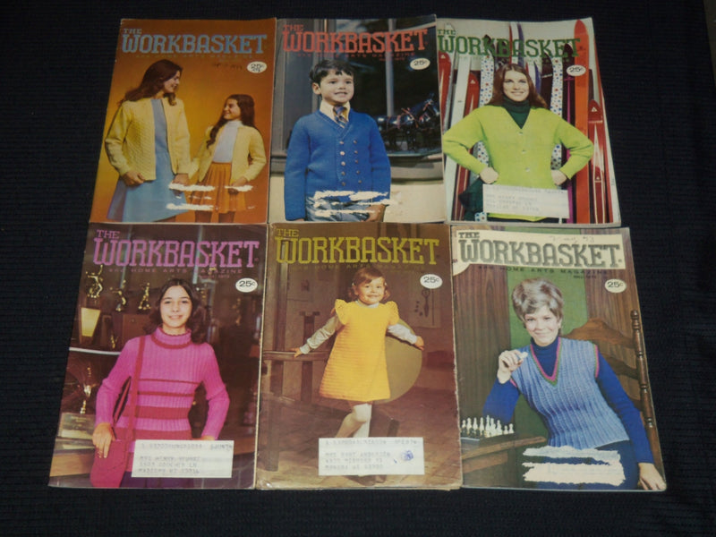 1971-1973 THE WORKBASKET AND HOME ARTS MAGAZINE LOT OF 27 ISSUES - WR 55O