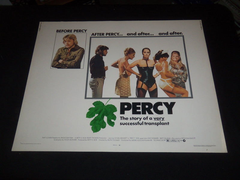 1971 PERCY 1/2 SHEET MOVIE POSTER-HYWEL BENNETT, ELKE SOMMER, BRITT EKLAND-P 315