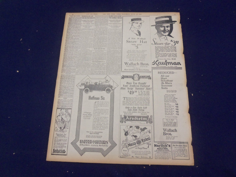 1920 JUNE 12 NEW YORK TIMES - FOUR BALLOTS, NO NOMINATION - NT 9112