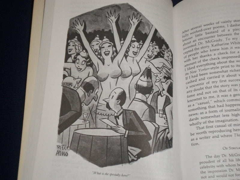 1997 HERE AT THE NEW YORKER BOOK BY BRENDAN GILL AUTHOR INSCRIBED - KD 2569