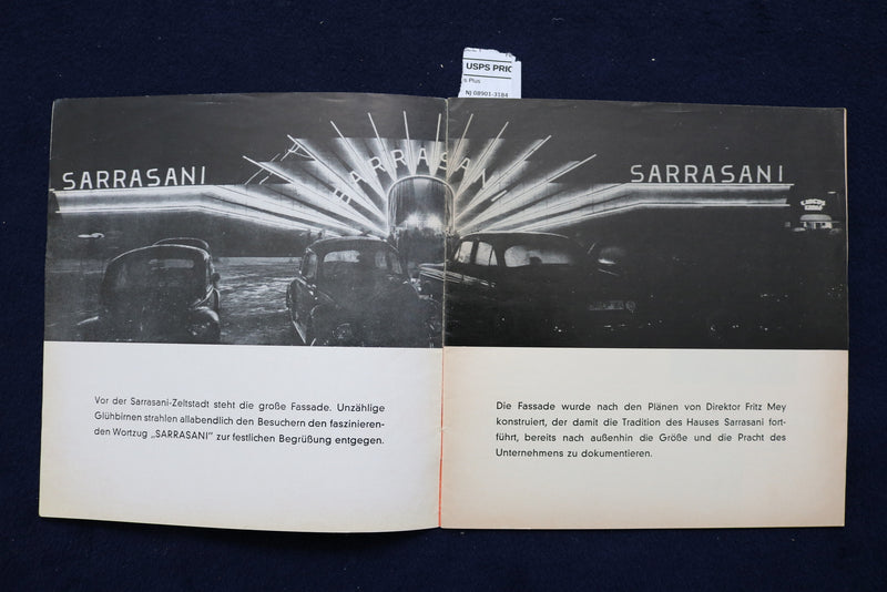 1965 CIRCUS SARRASANI PROGRAM - SOFTCOVER - DUTCH TEXT - K 498