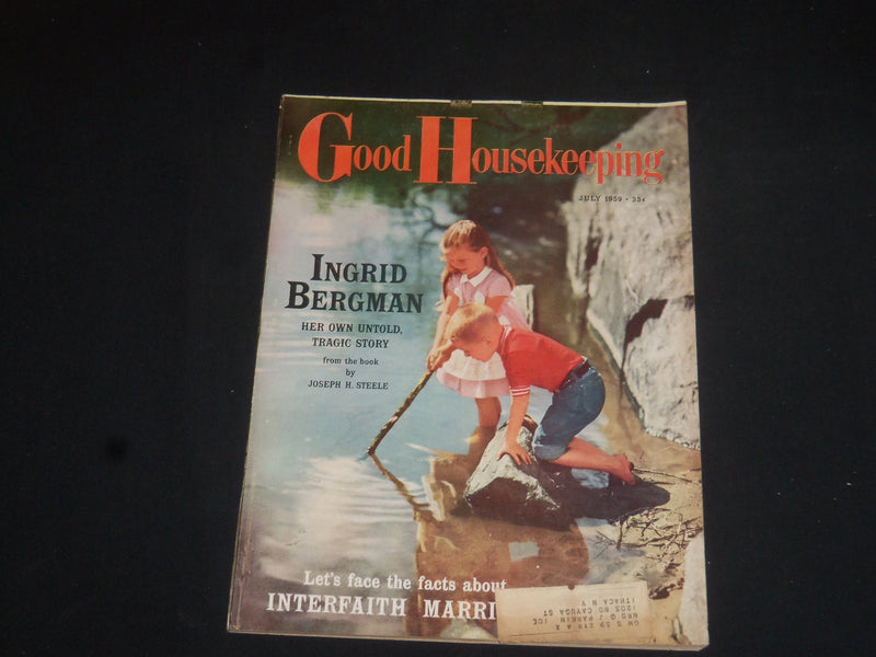 1959 JULY GOOD HOUSEKEEPING MAGAZINE - INGRID BERGMAN, HER OWN STORY - SP 6713