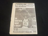 1992 JAN 30 NEW YORK DAILY NEWS NEWSPAPER - HOW MIKE TYSON COULD WIN - NP 5885
