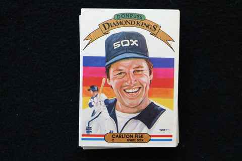 CARLTON FISK 1982 DONRUSS DIAMOND KINGS BASEBALL CARDS-#20 -NM-MT -LOT OF 25-#23