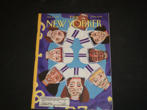 1994 OCTOBER 17 THE NEW YORKER MAGAZINE - ILLUSTRATED COVER - NY 1654