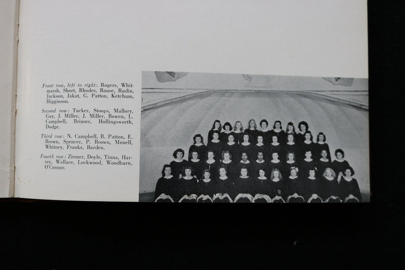 1945 TOM TOM OWEGO FREE ACADEMY YEARBOOK - OWEGO NEW YORK - HARDCOVER - YB 3481