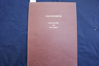 1968 CHATSWORTH HOME OF HE DUKES OF DEVONSHIRE SOFTCOVER BOOK - K 812
