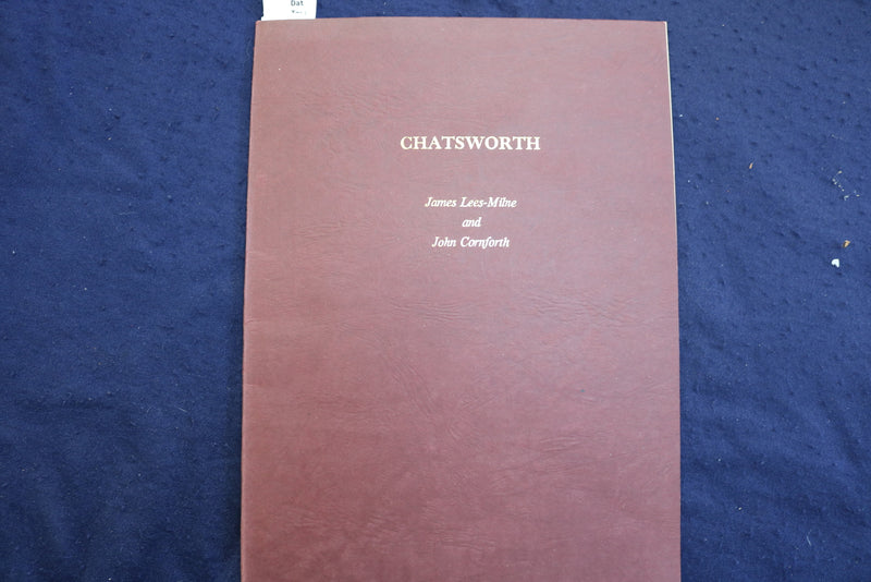 1968 CHATSWORTH HOME OF HE DUKES OF DEVONSHIRE SOFTCOVER BOOK - K 812