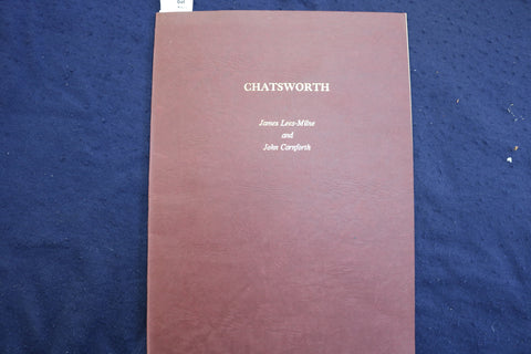 1968 CHATSWORTH HOME OF HE DUKES OF DEVONSHIRE SOFTCOVER BOOK - K 812