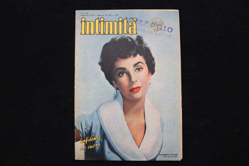 1953 DECEMBER 10 INTIMITA MAGAZINE - ELIZABETH TAYLOR COVER - E 26393