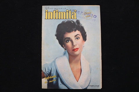 1953 DECEMBER 10 INTIMITA MAGAZINE - ELIZABETH TAYLOR COVER - E 26393