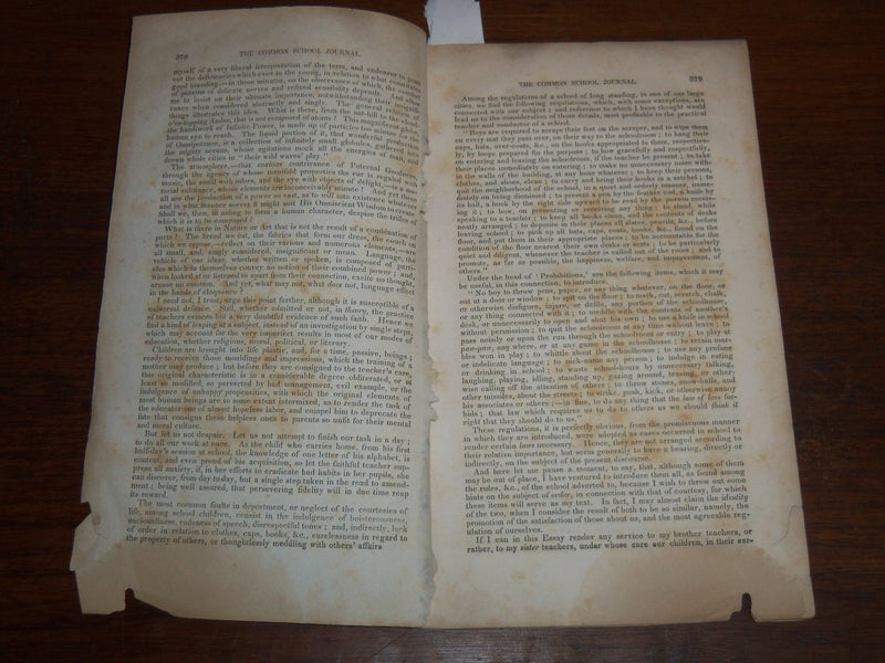 1840 DECEMBER 15 COMMON SCHOOL JOURNAL MAGAZINE - BOSTON - K 1214