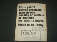1971 REFLECT MAGAZINE - VOLUME 1 ISSUE NO. 2 - NICE PHOTOS - ST 997K