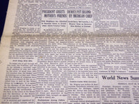 1947 JULY 28 NEW YORK TIMES - PRESIDENT GREETS MOTHER'S FRIENDS - NT 3411