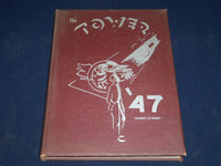 1947 TOWER UNIVERSITY OF DETROIT YEARBOOK - MICHIGAN - GREAT PHOTOS - YB 793