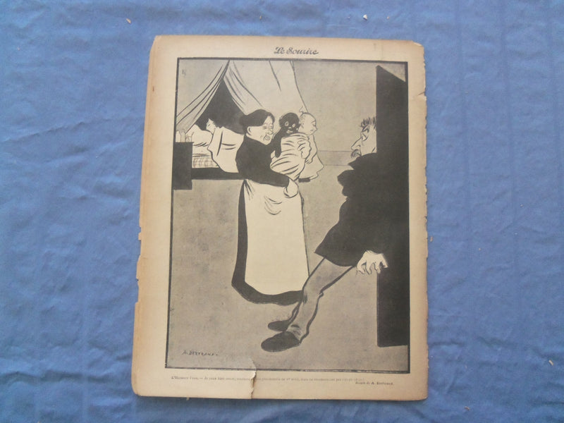 1902 MARCH 29 LE SOURIRE MAGAZINE - ILLUSTRATED COMEDY - FRENCH TEXT - SP 4864Y
