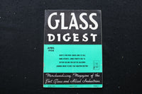 1954 APRIL GLASS DIGEST MAGAZINE - SP 4188G