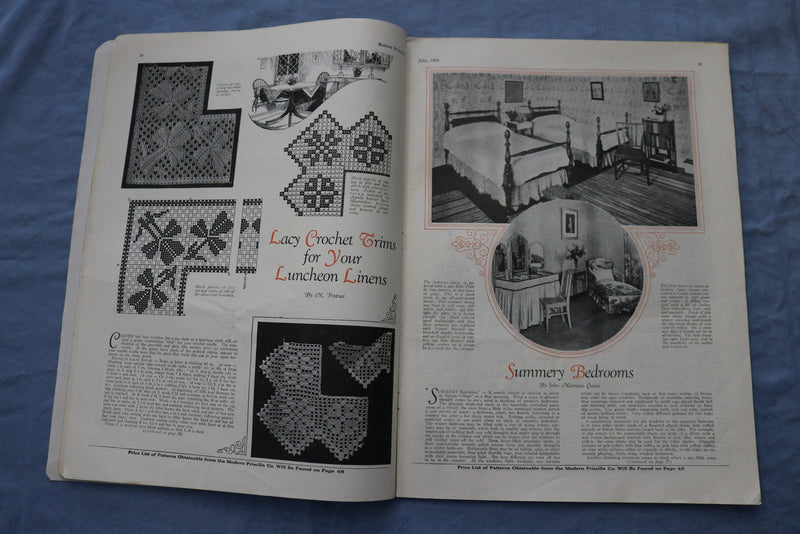 1926 JULY THE MODERN PRISCILLA MAGAZINE - ILLUSTRATIONS/STORIES/ADS - SP 4783A
