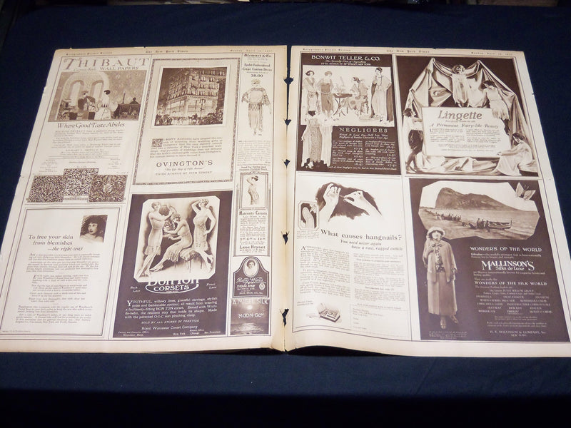 1922 APRIL 16 NEW YORK TIMES PICTURE SECTION - THE LEVIATHAN - PHOTOS - NT 8855