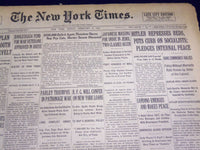 1933 FEBRUARY 3 NEW YORK TIMES - HITLER REPRESSES REDS - NT 4167