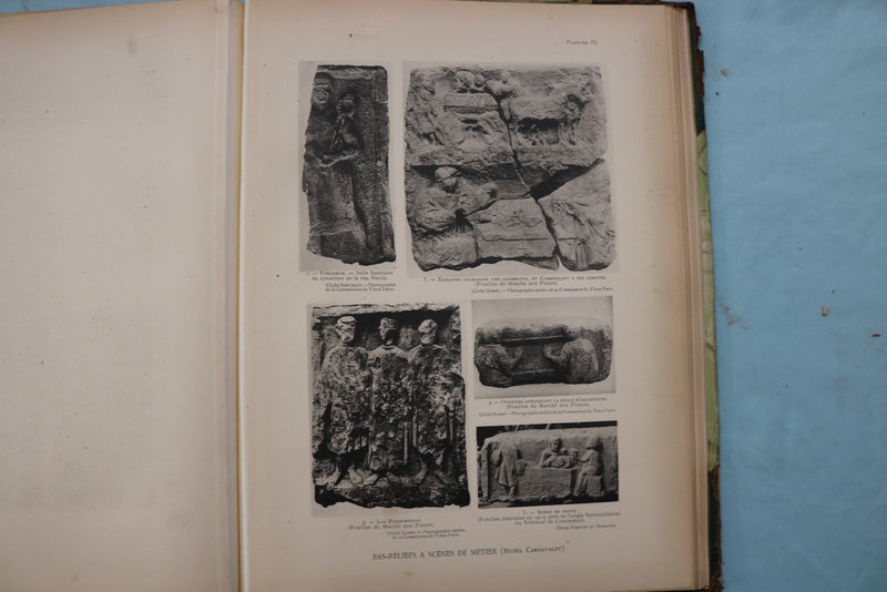 1912 PARIS A L'EPOQUE GALLO-ROMAINE HARDCOVER BOOK - KD 9713