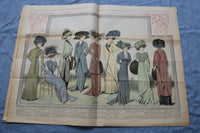 1909 OCTOBER 17 LA MODE MAGAZINE - GREAT ILLUSTRATIONS - FRENCH - NP 8658
