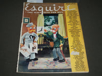 1945 JULY ESQUIRE MAGAZINE - VARGAS ILLUSTRATION - COVER AND ADS - ST 5067