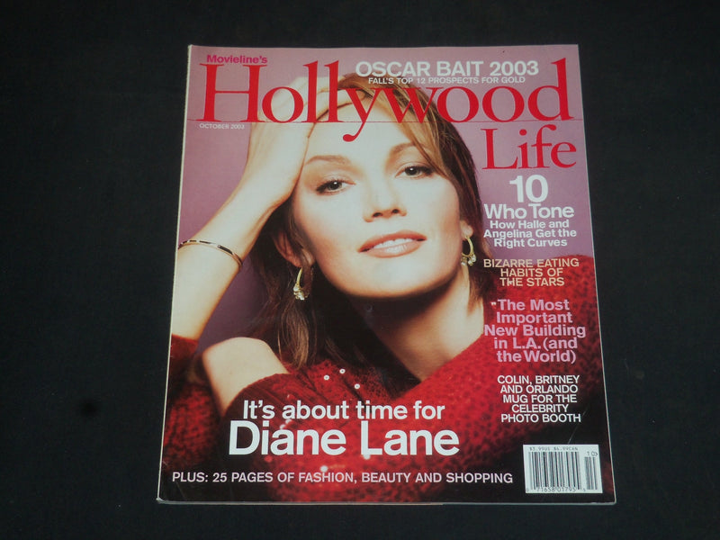 2003 OCTOBER HOLLYWOOD LIFE MAGAZINE - DIANE LANE COVER - SP 7387