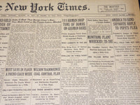 1917 AUGUST 19 NEW YORK TIMES - MUNITIONS PLANT WRECKED, 25 DIE - NT 8527