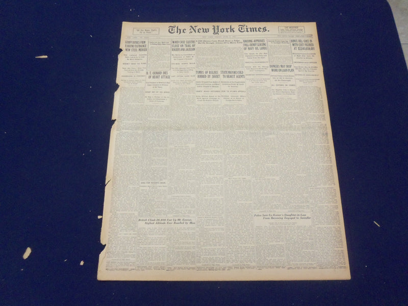 1922 JUNE 9 NEW YORK TIMES - TOMBS OF RULERS ROBBED BY SOVIET - NT 8396
