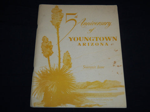 1959 YOUNGTOWN ARIZONA 5TH ANNIVERSARY SOUVENIR PROGRAM - J 8574