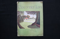 1936 JAN COUNTRY LIFE MAGAZINE - AN ILLUSTRATED HOME & PROPERTY COVER - E 11119