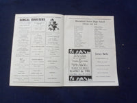 1960 OCT 1 HIGH SCHOOL FOOTBALL PROGRAM - BLOOMFIELD HS VS. BELLEVILLE - J 8448