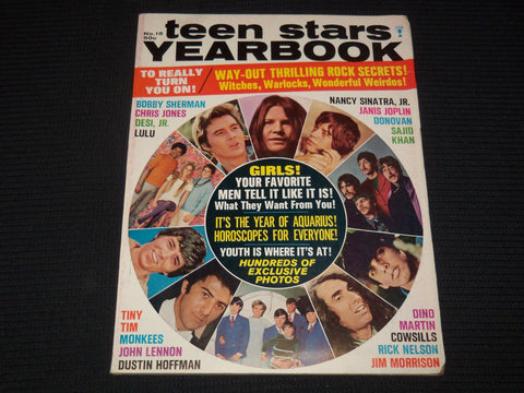 1969 NO. 15 TEEN STARS YEARBOOK MAGAZINE - BOBBY SHERMAN COVER - E 14614