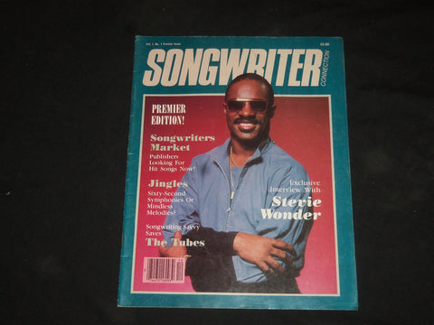 1983 SONGWRITER CONNECTION MAGAZINE - PREMIER ISSUE-STEVIE WONDER COVER- SP 8686