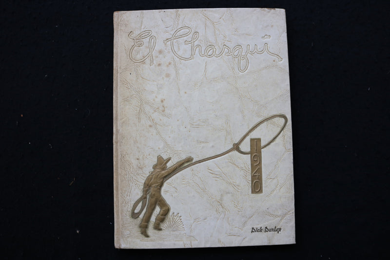 1940 EL CHASQUI CHINO HIGH SCHOOL YEARBOOK - CHINO, CALIFORNIA - YB 3512
