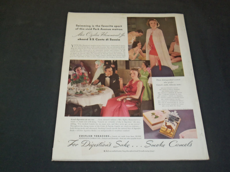1937 AUGUST PICTORIAL REVIEW COMBINED WITH DELINEATOR MAGAZINE - COVER - SP 6946