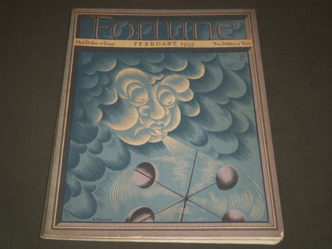 1935 FEBRUARY FORTUNE MAGAZINE - GREAT COVER & ADS - F 60