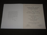 1938 OLD NEW HAVEN PAGEANT TERCENTENARY PROGRAM - YALE BOWL - J 2820