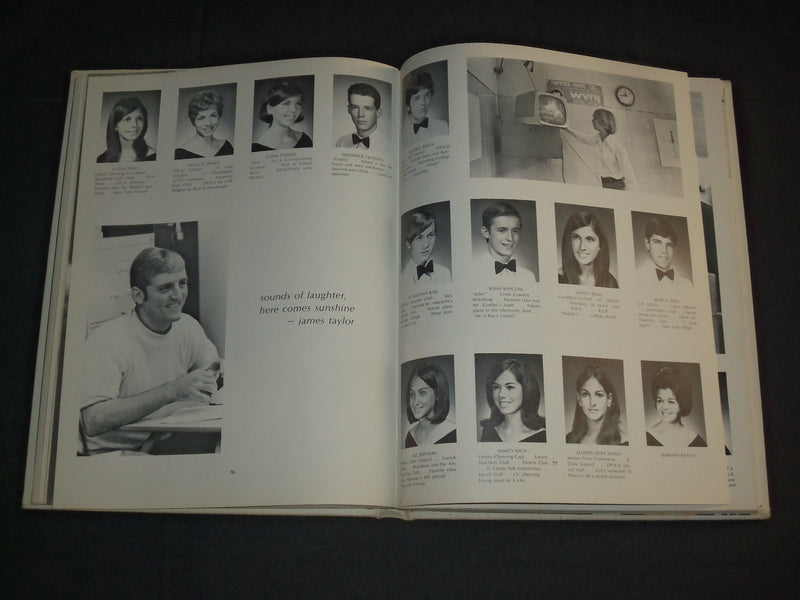 1970 EPOCH HILLSIDE HIGH SCHOOL YEARBOOK - NEW JERSEY - NICE PHOTOS - YB 1535