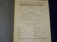1931-1932 SHERWOOD MUSIC SCHOOL 37TH ANNUAL CATALOG & ENVELOPE - CHICAGO- J 4834