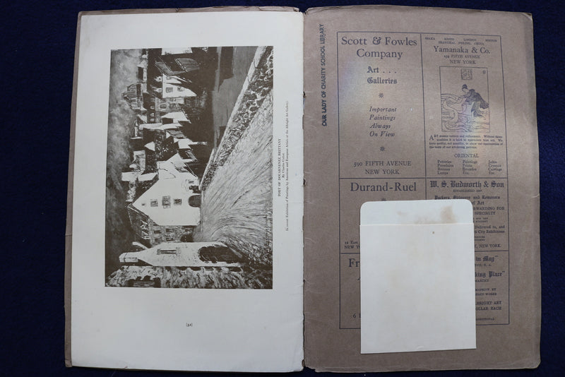 1915 JULY ACADEMY NOTES QUARTERLY BUFFALO FINE ARTS SOFTCOVER BOOK - K 857