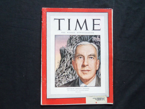 1947 MARCH 17 TIME MAGAZINE - HISTORIAN ARNOLD J. TOYNBEE - T 1064