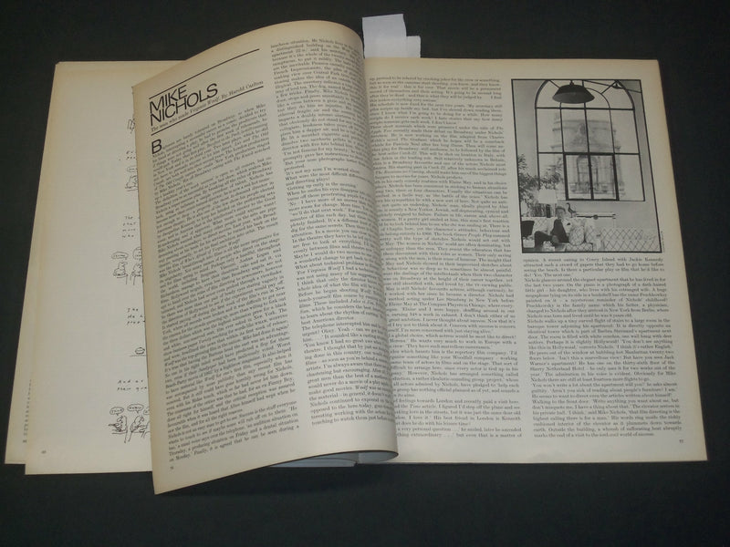 1967 JANUARY TOWN MAGAZINE - COCTEAU ON CHAPLIN - R.O BLECHMAN ILLUS. - ST 6167