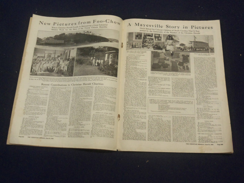 1924 JUNE 21 CHRISTIAN HERALD MAGAZINE - THE GOOD SAMARITAN - ST 6616