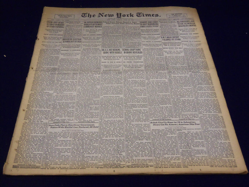 1931 JUNE 12 NEW YORK TIMES - SEABURY ASKS COURT TO OUST SILBERMAN - NT 2159