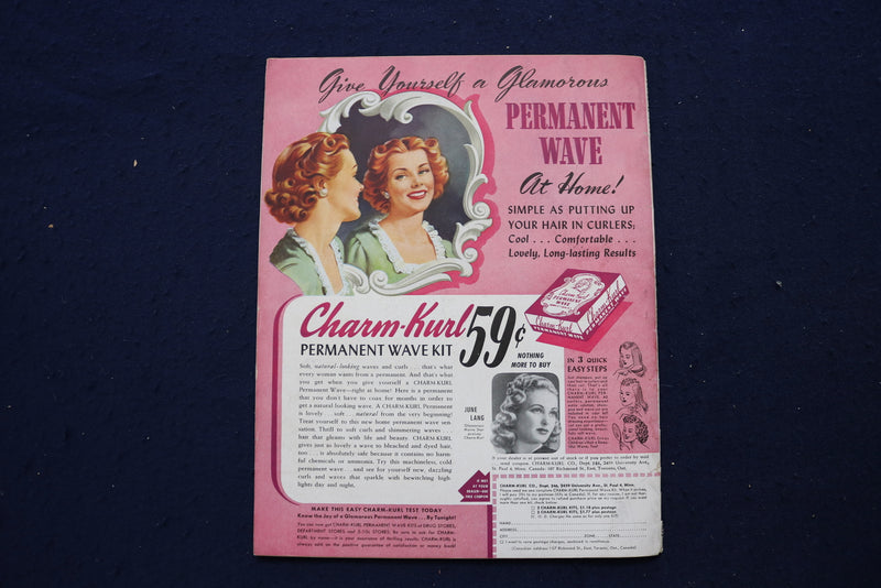 1945 FEBRUARY MODERN SCREEN MAGAZINE - JEANNE CRAIN COVER - E 17273