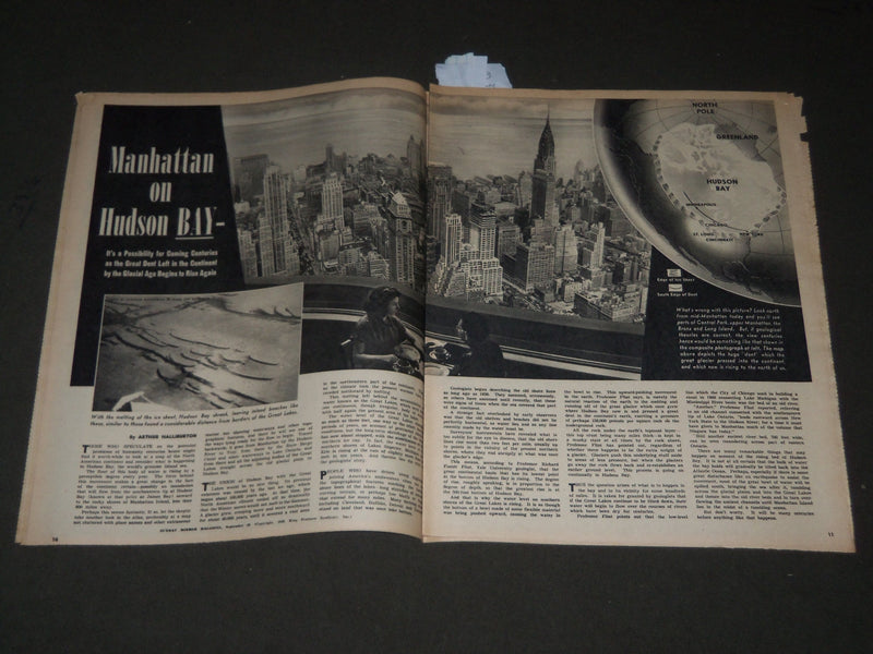 1949 SEPTEMBER 18 SUNDAY MIRROR MAGAZINE SECTION - JOAN EVANS - J 3016
