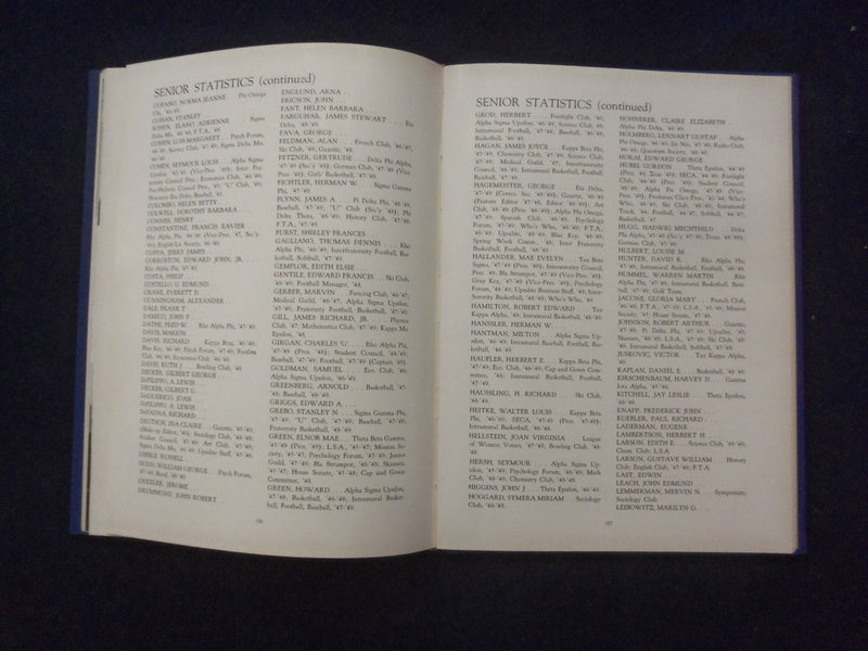 1949 UPSALITE UPSALA COLLEGE YEARBOOK - EAST ORANGE, NEW JERSEY - YB 3076