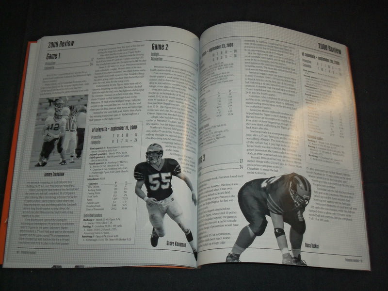 2001 PRINCETON UNIVERSTIY FOOTBALL YEARBOOK - J 3850